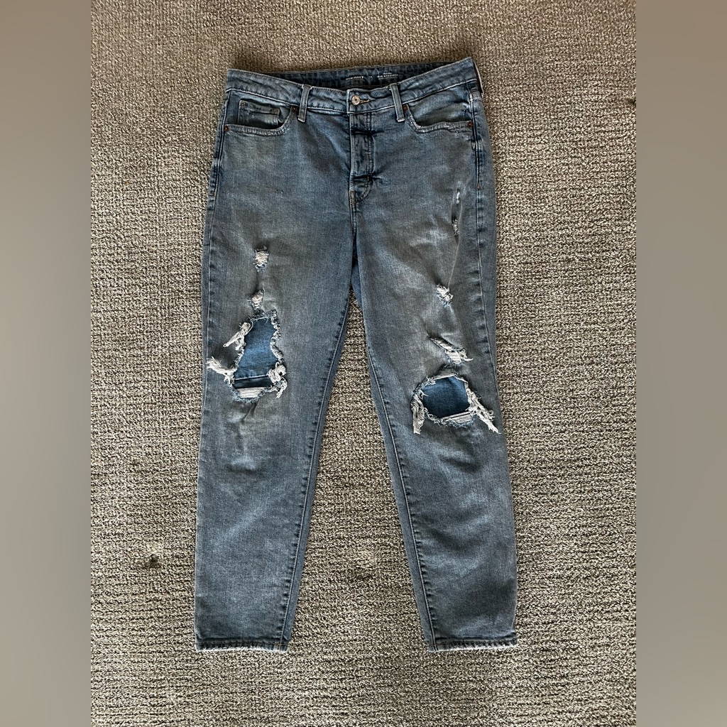 Old Navy Size 14 Medium Wash Straight Jean